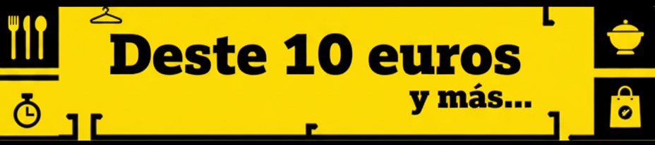 Desde 10 euros y más